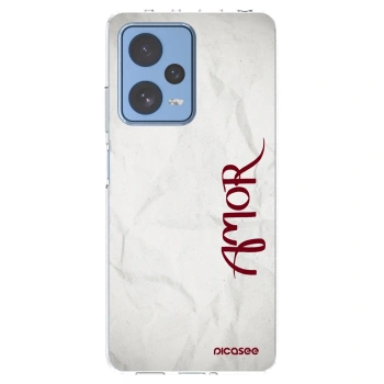 Picasee silikonový průhledný obal pro Xiaomi Redmi Note 12 Pro 5G - Amor