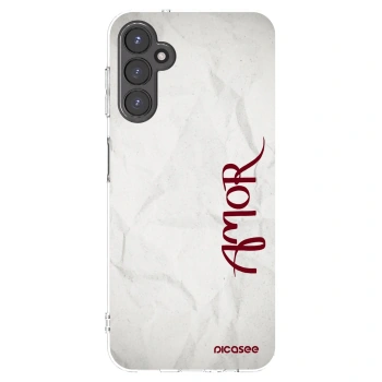 Picasee silikonový průhledný obal pro Samsung Galaxy A14 4G A145R - Amor