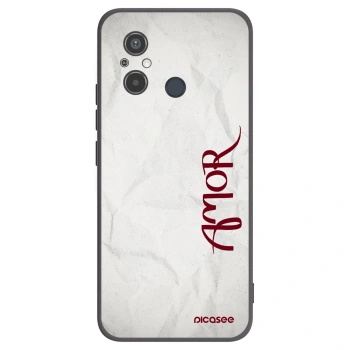 Picasee silikonový černý obal pro Xiaomi Redmi 12C - Amor