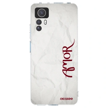 Picasee silikonový průhledný obal pro Xiaomi Redmi Note 12S - Amor