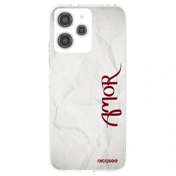 Picasee silikonový průhledný obal pro Xiaomi Redmi 12 4G - Amor