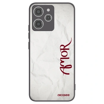 Picasee silikonový černý obal pro Xiaomi Redmi 12 4G - Amor