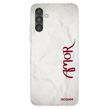 Picasee silikonový průhledný obal pro Samsung Galaxy A04s A047F - Amor
