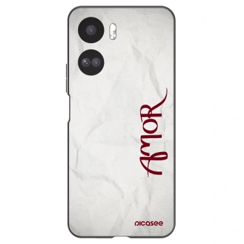 Picasee silikonový černý obal pro Honor 90 Lite 5G - Amor