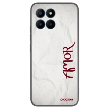 Picasee silikonový černý obal pro Honor 70 Lite - Amor