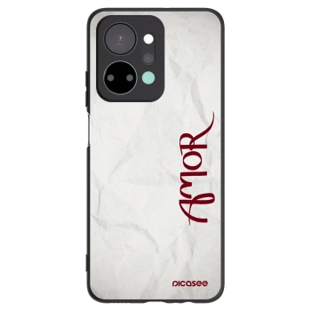 Picasee silikonový černý obal pro Honor X7a - Amor
