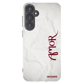 Picasee silikonový průhledný obal pro Samsung Galaxy S23 FE S711B - Amor