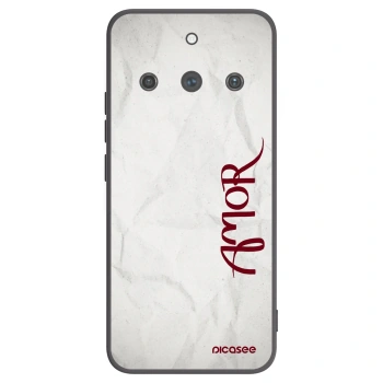 Picasee silikonový černý obal pro Realme 11 Pro+ - Amor