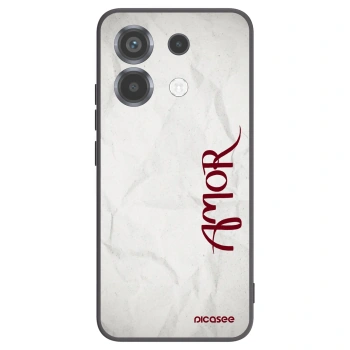Picasee silikonový černý obal pro Xiaomi Poco X6 - Amor