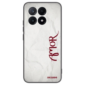 Picasee silikonový černý obal pro Xiaomi Poco X6 Pro - Amor
