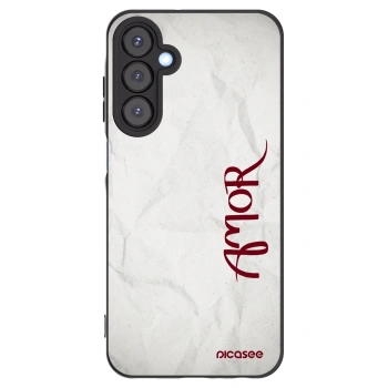 Picasee silikonový černý obal pro Samsung Galaxy A25 A256B 5G - Amor