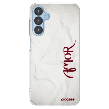 Picasee silikonový průhledný obal pro Samsung Galaxy A15 A156B 5G - Amor