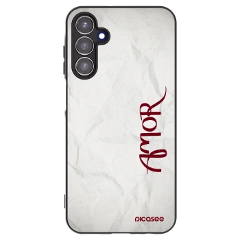 Picasee silikonový černý obal pro Samsung Galaxy A15 A155F 4G - Amor