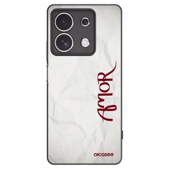 Picasee silikonový černý obal pro Xiaomi Redmi Note 13 4G - Amor