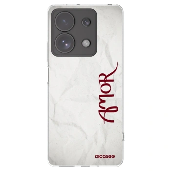 Picasee silikonový průhledný obal pro Xiaomi Redmi Note 13 Pro 4G - Amor