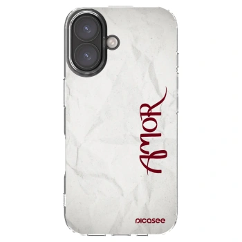 Picasee silikonový průhledný obal pro Apple iPhone 16 - Amor
