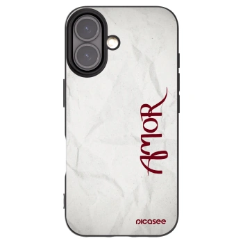 Picasee silikonový černý obal pro Apple iPhone 16 - Amor