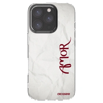 Picasee silikonový průhledný obal pro Apple iPhone 16 Pro - Amor