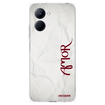 Picasee silikonový průhledný obal pro Realme C33 (2023) - Amor