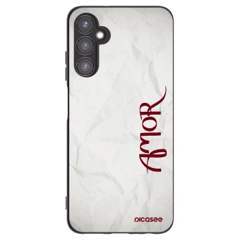Picasee silikonový černý obal pro Samsung Galaxy A05s A057G - Amor