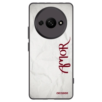 Picasee silikonový černý obal pro Xiaomi Redmi A3 - Amor