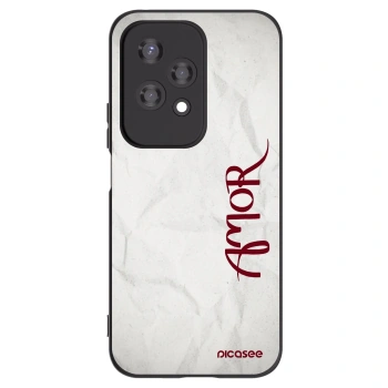 Picasee silikonový černý obal pro Honor 200 Lite - Amor