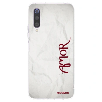 Picasee silikonový průhledný obal pro Xiaomi Mi 9 - Amor