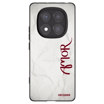 Picasee silikonový černý obal pro Xiaomi Redmi Note 14 Pro+ 5G - Amor