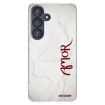 Picasee silikonový průhledný obal pro Samsung Galaxy S25 5G - Amor