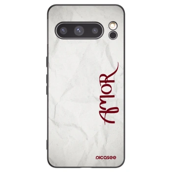 Picasee silikonový černý obal pro Google Pixel 8 Pro - Amor