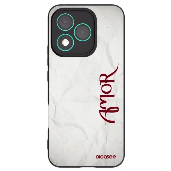 Picasee silikonový černý obal pro Honor 400 Lite 5G - Amor