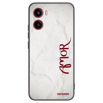 Picasee silikonový černý obal pro Motorola Moto G05 - Amor