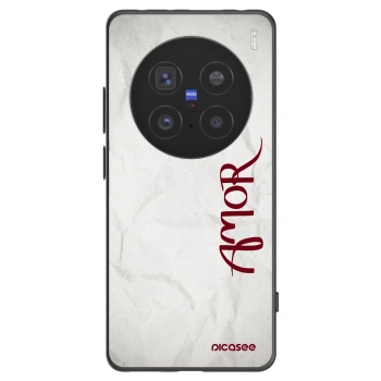 Picasee silikonový černý obal pro Vivo X200 Pro - Amor