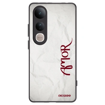 Picasee silikonový černý obal pro Vivo V50 Lite 5G - Amor