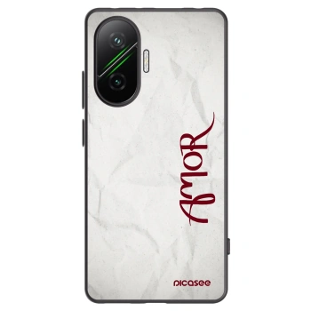 Picasee silikonový černý obal pro Xiaomi Poco F7 Pro 5G - Amor