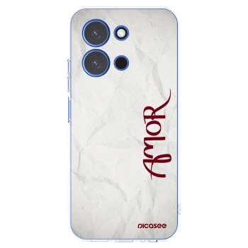 Picasee silikonový průhledný obal pro Xiaomi Redmi 15C 4G - Amor