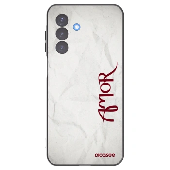 Picasee silikonový černý obal pro Samsung Galaxy A17 5G - Amor