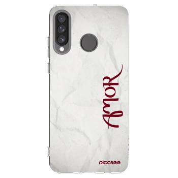 Picasee silikonový průhledný obal pro Huawei P30 Lite - Amor