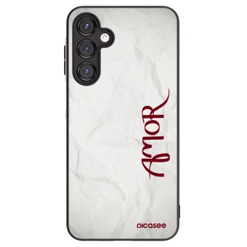 Picasee silikonový černý obal pro Samsung Galaxy A16 4G - Amor
