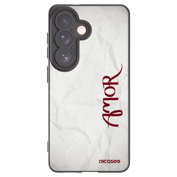 Picasee silikonový černý obal pro Samsung Galaxy S26 - Amor