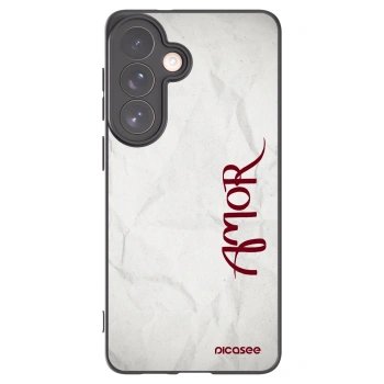 Picasee silikonový černý obal pro Samsung Galaxy S26+ - Amor