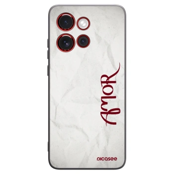Picasee silikonový černý obal pro Motorola Edge 60 Neo 5G - Amor