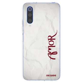 Picasee silikonový průhledný obal pro Xiaomi Mi 9 SE - Amor