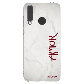 Picasee silikonový průhledný obal pro Honor 20 Lite - Amor