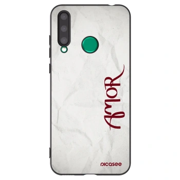 Picasee silikonový černý obal pro Honor 20 Lite - Amor