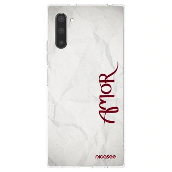 Picasee silikonový průhledný obal pro Samsung Galaxy Note 10 N970F - Amor