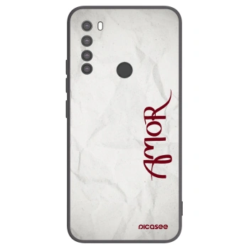 Picasee silikonový černý obal pro Xiaomi Redmi Note 8 - Amor