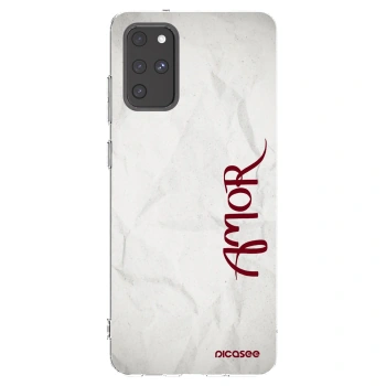 Picasee silikonový průhledný obal pro Samsung Galaxy S20+ G985F - Amor