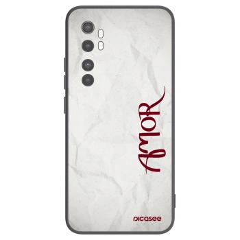 Picasee silikonový černý obal pro Xiaomi Mi Note 10 Lite - Amor