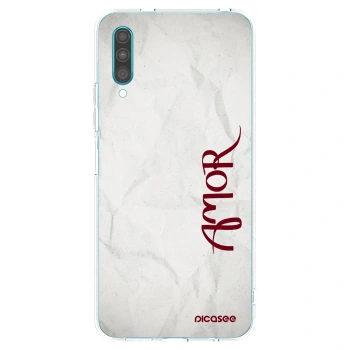 Picasee silikonový průhledný obal pro Samsung Galaxy A30s A307F - Amor